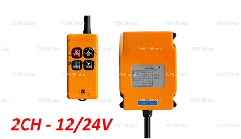 RADIO KONTROLIERIS 2 KANĀLU  - 12/24V