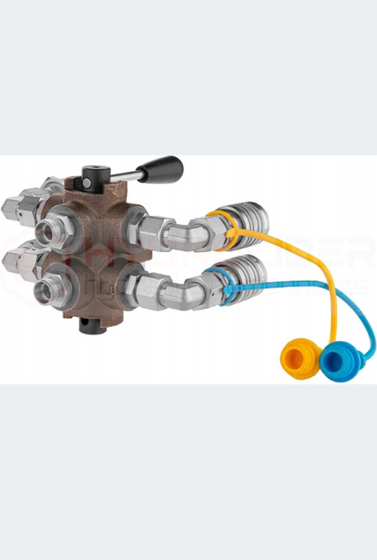 60L/min Hidraulisko vadu sadalītājs ar ātrajiem savienojumiem. 