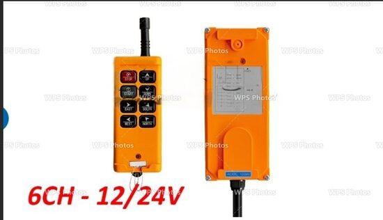 RADIO KONTROLIERIS 6 KANĀLU - 12/24V