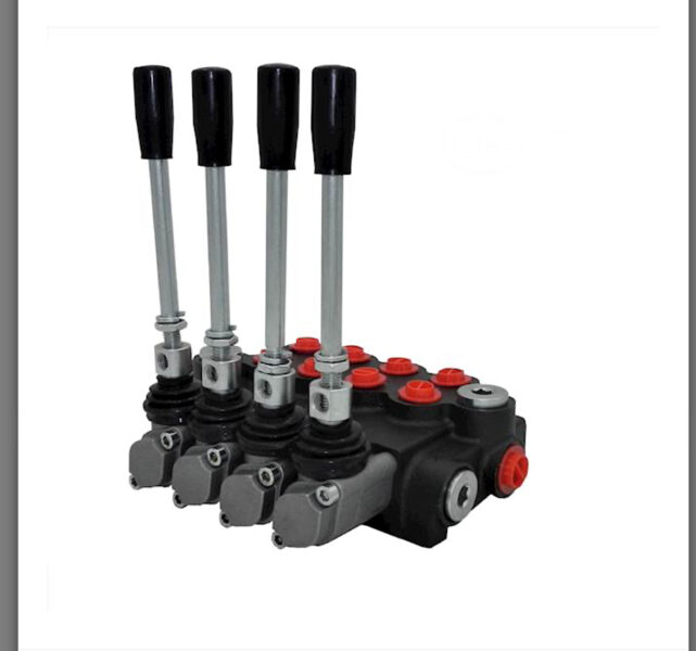 4 sekcijas 2 peldošas pozicijas 40l/min dalītājs 