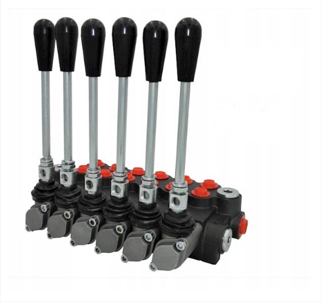 Hidrodalītājs 80L/min 6 sekcijas rindā.