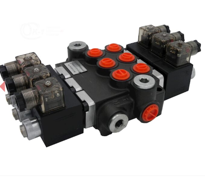 HIDRAULISKAIS SADALĪTĀJS 3 SEKCIJAS 50L ELEKTRISKĀ 12V VAI 24V