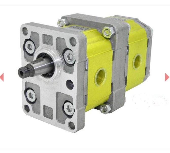 DUBULTĀ TANDĒMA HIDRAULISKAIS SŪKNIS,  4/4 MINIEKSKAVĀTORS 4/4cm3/apgr.; 6/6 l/min